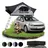 Juskys Autodachzelt Lago 120 x 210 cm Schwarz / Grau