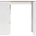 byLIVING Bartisch Moby 110 x 104 x 50 cm Weiß/Braun