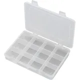 TRU Components Sortimentskasten Kunststoff 184 x 124 x 25 mm transparent