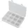 TRU Components Sortimentskasten Kunststoff 184 x 124 x 25 mm transparent