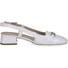 CAPRICE Pumps White Naplak, 38,5