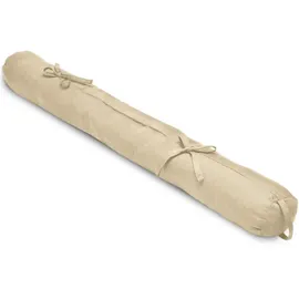 Beautissu Viento Zugluftstopper 120 x 10 cm Creme
