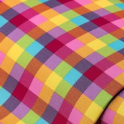 Outdoor-Gewebe "Karo", bunt