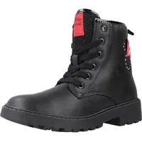 Geox Mädchen J Casey Girl Stiefeletten, Schwarz, 37 EU