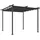 Outsunny Pergola 3 x 2,27 m Dunkelgrau