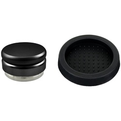 scarlet espresso Küchenmaschinen Zubehör-Set, Tamper »Flat« für Barista; zur perfekten Extraktion mit Siebträgermaschinen; für Siebe mit 58 mm Durchmesser; solide Ausführung mit 490 g Gewicht von scarlet espresso schwarz