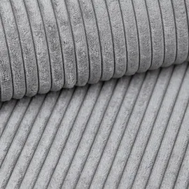 kaiser möbel Ecksofa Designer Modena Studio stoff Dicker Cord Poso Silber Links