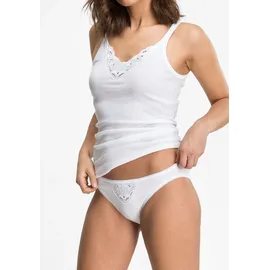 SPEIDEL Unterhemd Noelle (Packung, 2-er Pack) sportlich, modisch, V-Ausschnitt, ohne Schadstoffe, Baumwolle weiß 46