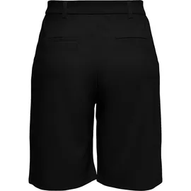 Jdy Chinoshorts "JDYTANJA LIFE CITY SHORTS JRS NOOS", Damen, Gr. S (36), N-Gr, schwarz, Web, Obermaterial: 95% Polyester, 5% Elasthan, unifarben, regular fit knielang, Hosen Chinoshorts
