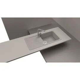 Schock Formhaus D-100L Einbau onyx + Excenterbetätigung