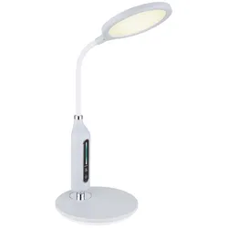 Tischleuchte Schreibtischlampe Beistelllampe Grau Touchdimmer LED Sensor
