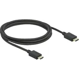 DeLock HDMI-Kabel 2 m Schwarz