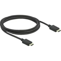 DeLock HDMI-Kabel 2 m Schwarz