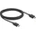 DeLock HDMI-Kabel 2 m Schwarz