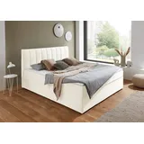 Atlantic Home Collection Boxbett "Alva", weiß, B:120cm L:211cm, ATLANTIC HOME COLLECTION, Komplettbetten, wahlweise mit Matratze und Topper, Topseller