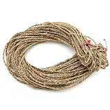 50 m Wasserhyazinthe, Strohseil, Breite 5 mm, handgefertigt, Weben von Gras, Rattan, Strick, Reparatur, Stuhlkorb, Dekoration
