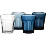 Bo-Camp Camping Glas 0,2 l Blau 4 St.