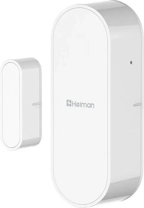 HEIMAN WLAN-Door/Window-Sensor, intelligenter Kontaktssensor, kabelloser Fenster-Kontaktschalter, Kochgeschirrhofe- und Einbauschalter mit Push-Benachrichtigung, für Home/Schuppen/Garage (1er-Pack)