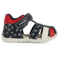 GEOX B ELTHAN Boy C Sandal, Navy/RED, 18