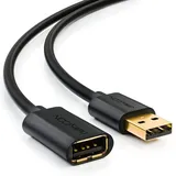 deleyCON USB-A 3,0 m Schwarz