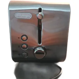 De'Longhi Ctx 2203 Toaster 2 Scheiben Silber