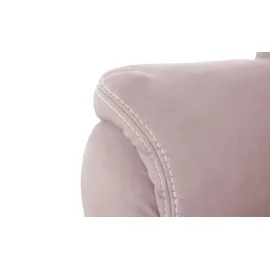 meinSofa Couch Mikrofaser 3-Sitzer Rosa/Pink