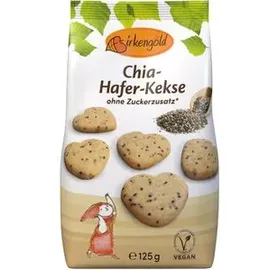 Birkengold Chia-Hafer-Kekse mit Xylit gesüßt