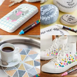 Uni Mitsubishi POSCA Pigmentmarker PC-1MR, schwarz