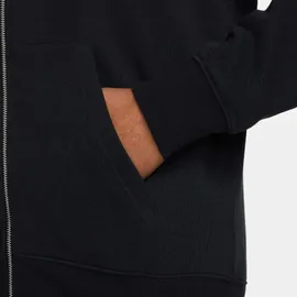 Nike Club Ft Full Zip Jacke, black/black/white S