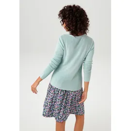 Aniston CASUAL Strickjacke ANISTON CASUAL Blau 42