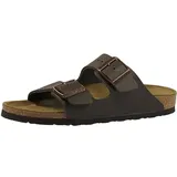 Birkenstock Leder-Pantoletten "Arizona" in Braun - Weite S - 39