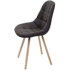 MCW Esszimmerstuhl Braun Textil 47x82x53 cm Esszimmer, Stühle,
