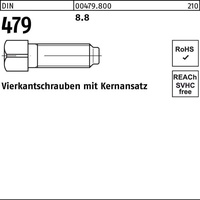 Industrial Quality Supplies DIN 479 Vierkantschraube VG M20x70 Stahl