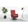 sit&more TV-Sessel Triple Seven Xtra large Kunstleder 86 x 115 x 86 cm rot mit Kopfteil- & Drehfunktion
