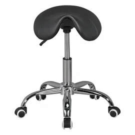 KADIMA DESIGN Sattelhocker BEVANO, höhenverstellbar, 100 kg Belastbarkeit, Schwarz oder Weiß