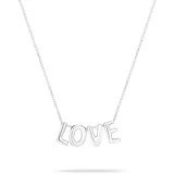 Echtzeit Halskette Love Letters silber | Gr.: onesize