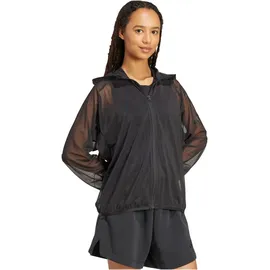 adidas Soft Lux Mesh Full-Zip, Hoodie, black S
