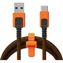 Xtorm USB-A auf USB-C 1,5 m Schwarz/Orange