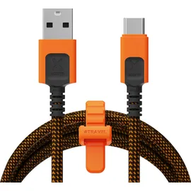Xtorm USB-A auf USB-C 1,5 m Schwarz/Orange
