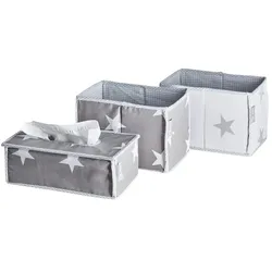 Roba Pflegeorganizer  3er-Set   Little Stars ¦ grau