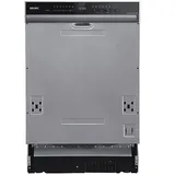 KOENIC KDW 6031-1 C BI Einbau-Geschirrspüler (teilintegrierbar, 595 mm breit, Schwarz)