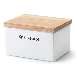 Continenta Vorratsdose Keramik weiß 17,5 x 13,5 x 11 cm 0,8 l