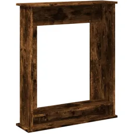 vidaXL Kaminumrandung Räuchereiche 75 x 20 x 87,5 cm