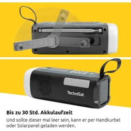 TechniSat Viola Kurbelradio schwarz