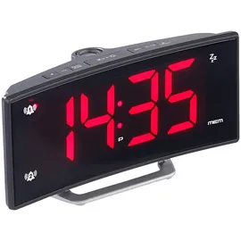 Auviso Projektions-Radiowecker schwarz