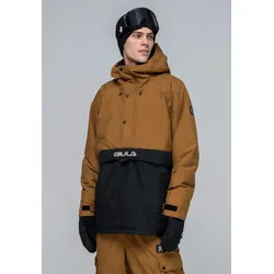 Skijacke BULA, Herren, Gr. S, braun, 100% Polyester, unifarben, Jacken, mit wasserdichter Funktion