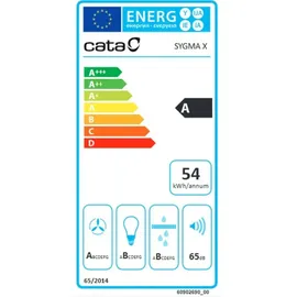 Cata Sygma 120 Dunstabzugshaube 120 cm Silber