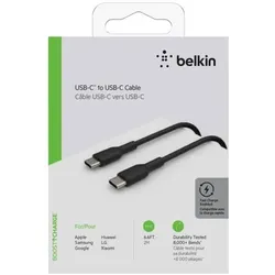 Belkin USB-C/USB-C Kabel      2m PVC, schwarz        CAB003bt2MBK