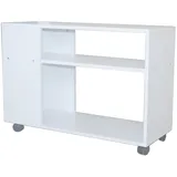 Hti-Living Regal auf Rollen Thekla 8030 Standregal 1-tlg. Weiß