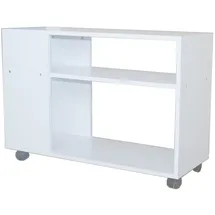 Hti-Living Regal auf Rollen Thekla 8030 Standregal 1-tlg. Weiß